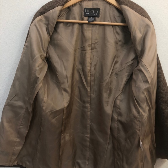 Lafayette New York 148 | Silk & Wool Tweed Blazer - Picture 8 of 8